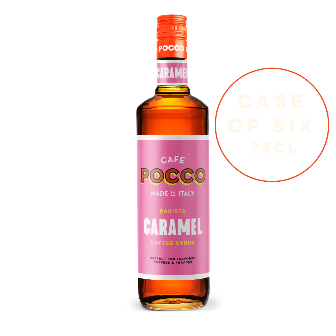 Case (6 x 75cl) Cafe Pocco Caramel coffee syrup