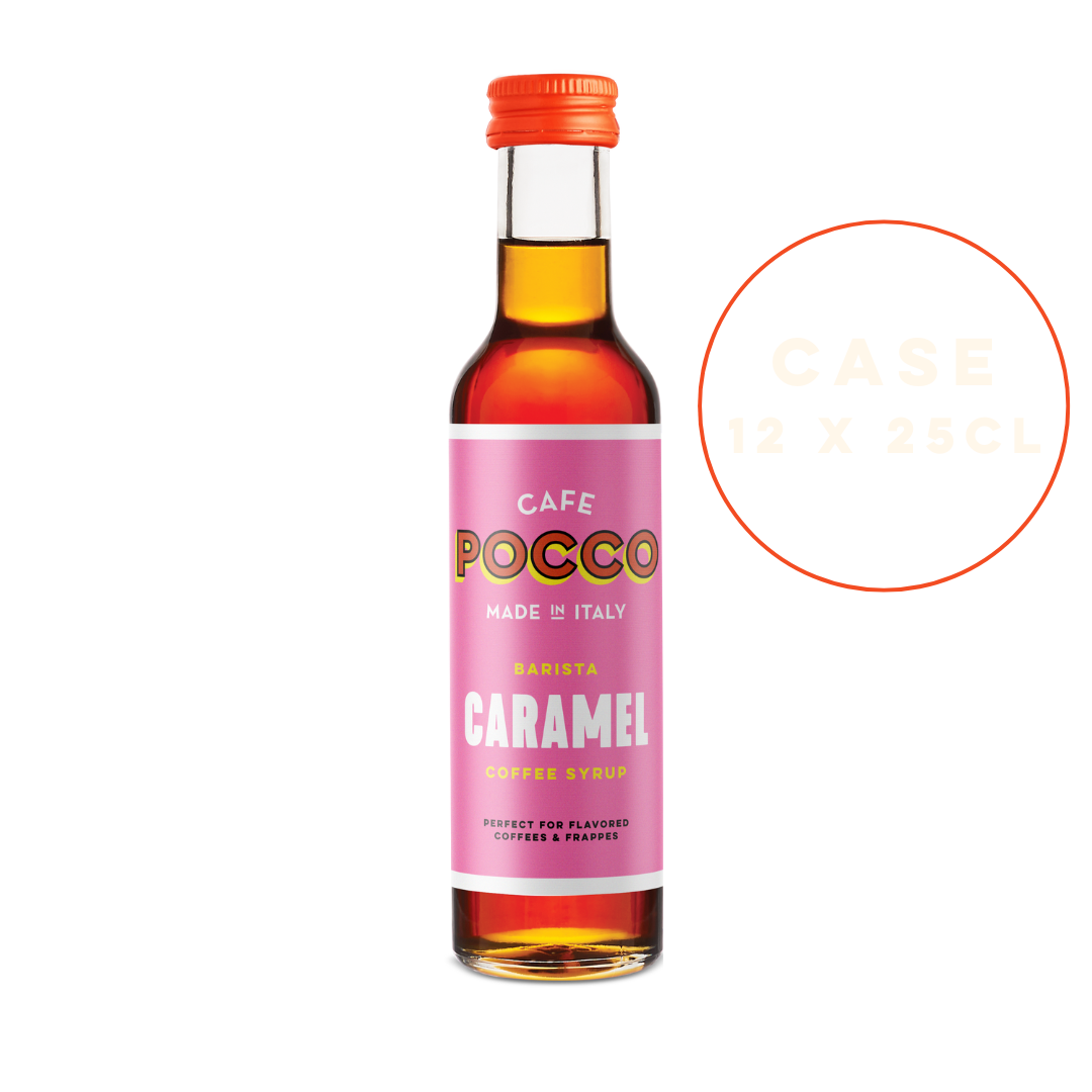 Case (12 x 25cl) Cafe Pocco Caramel coffee syrup