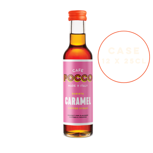 Case (12 x 25cl) Cafe Pocco Caramel coffee syrup