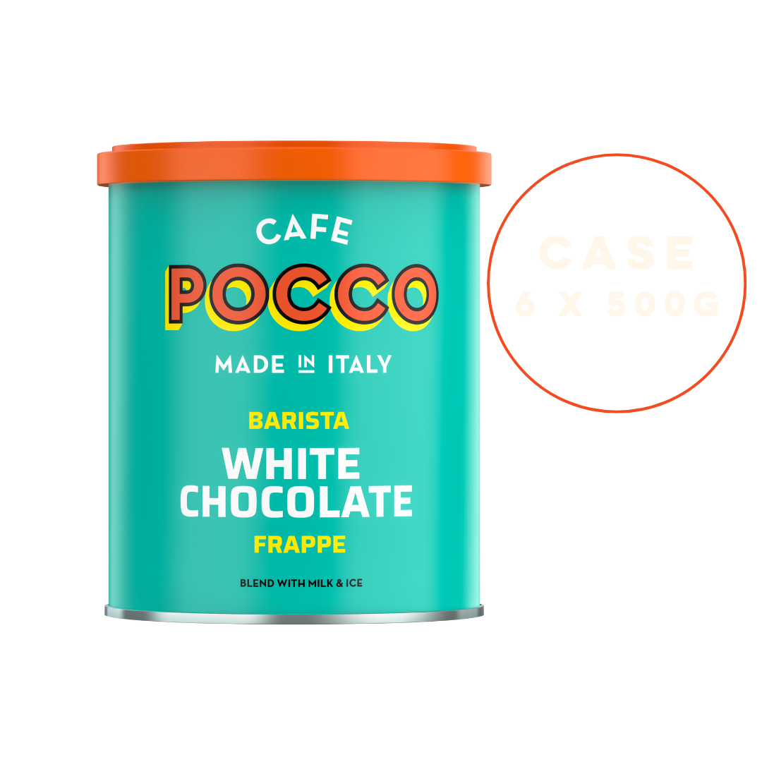 Case (6 x 500g) Cafe Pocco White Chocolate Frappe Mix