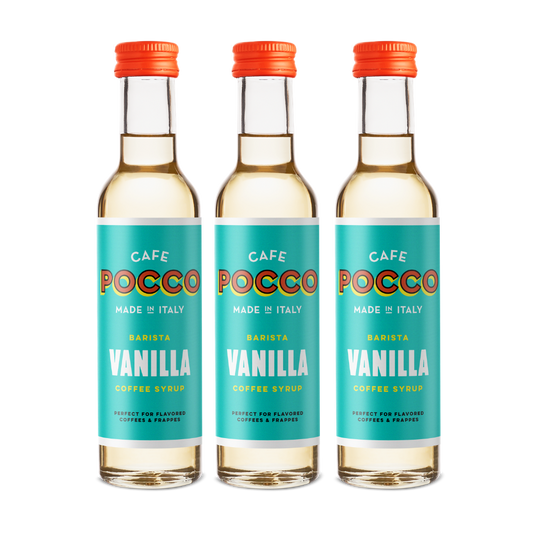 Cafe Pocco Vanilla Italian Coffee Syrup 3 x 25cl