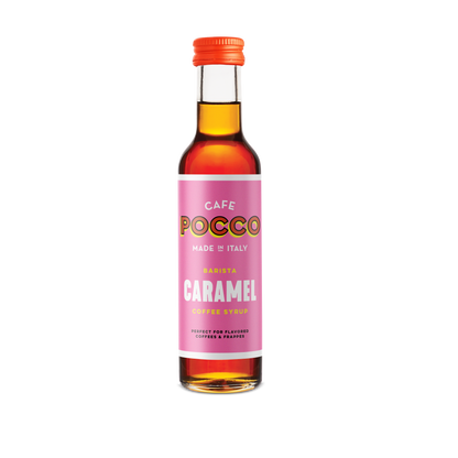 Cafe Pocco Barista Coffee Syrup Set - 25cl Vanilla & 25cl Caramel